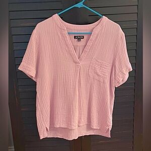 J.Crew Double-Gauze Popover Top Size M